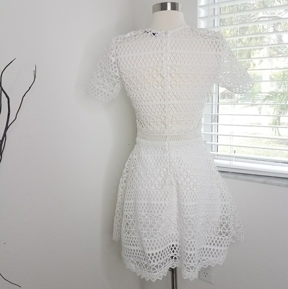 KARINA GRIMALDI Vincent Crochet Mini Dress XS. - Picture 4 of 4